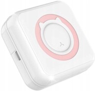 Mini termalni Bluetooth pisač C15 200 dpi, ružičasti