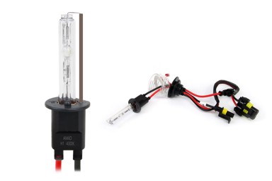 AMIO Premium HID xenon žarulje, H1, 4300K, toplo bijela, DUO BOX (2 žarulje)