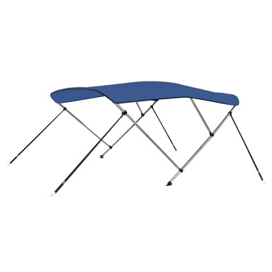 Bimini tenda s 3 luka, 183 x 160 x 137 cm, plava