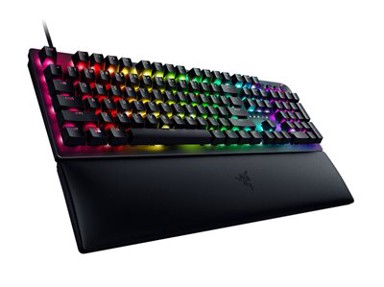 RAZER Tipkovnica Huntsman V2, RGB, Red Linear Optical Switch, US Layout, USB