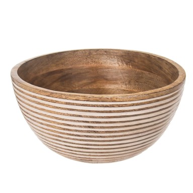 ORION Drvena posuda u prirodnoj boji ø 24 cm Mango 