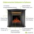 HOMESTAR trokutasti električni kamin 1000/2000 W, crni