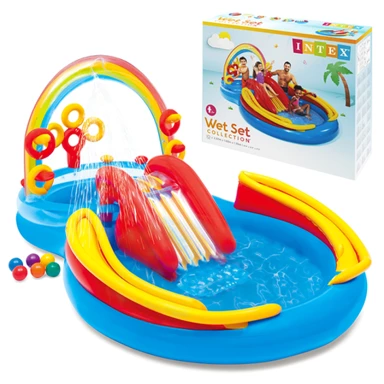 INTEX Vodeni park Rainbow 57453NP s toboganom