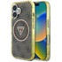GUESS MagSafe futrola 4G Circle Glitter za Apple iPhone 16 Pro