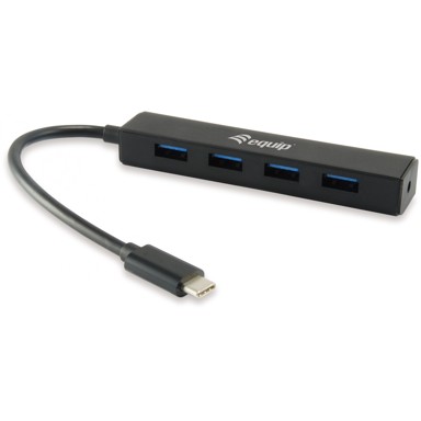 EQUIP USB-C hub, 4-portni, 4× USB 3.0, 5 Gbps