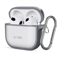 TECH-PROTECT Slim Hook maskica za Apple AirPods 4, siva