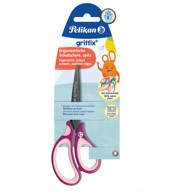 PELIKAN Škare školske Griffix 819107, 15 cm, roza i ljubičasta, blister