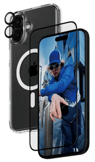 PANZERGLASS Paket 3-u-1 za iPhone 16 Plus