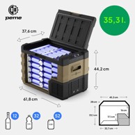 PEME Prijenosni hladnjak Quest 40, Storm Sand