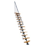 Kružne stepenice Nizza bukva-sivo