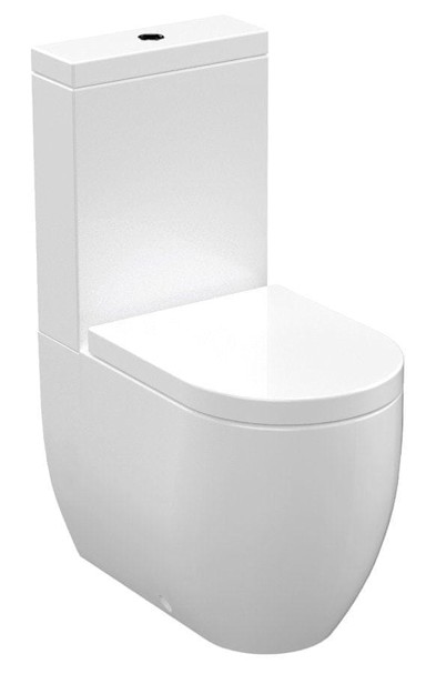 KERASAN WC kombinacija FLO, donji/stražnji ispust, 36x87x60 cm, bijela keramika