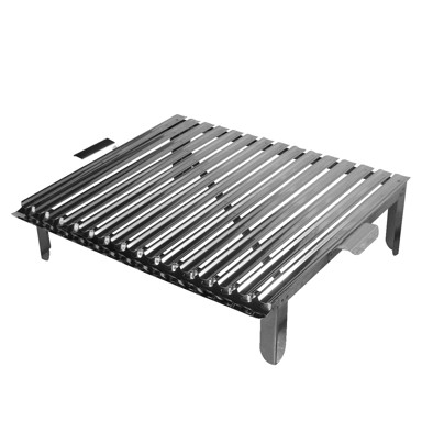 BIG GRILL BOSS Ploča za roštilj na ugljen Picnic Inox, 40x46 cm