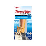 CIAO CAT Poslastica za mačke GRILLED FILLET TUNA, s aromom školjki 15 g