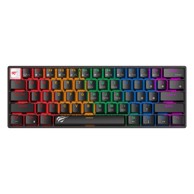 HAVIT Gaming tipkovnica KB903L, mehanička, RGB osvjetljenje, USB, UK raspored, crna