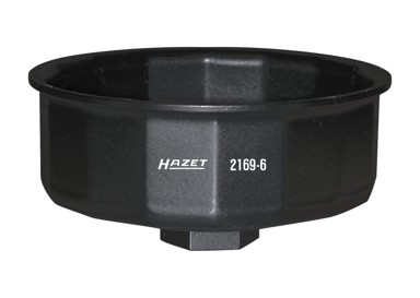 HAZET Ključ za filter ulja fi 86 mm, 16-kutni za BMW serije 3/1, Volvo V40/70/S40/S80, 2169-6