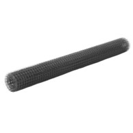 Žičana mreža za kokoši, čelik s PVC oblogom, 10 x 1,5 m, 25 x 25 mm, siva