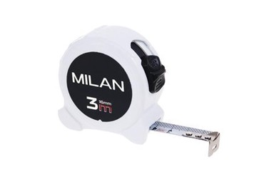 FESTA Mjerna traka MILAN CE, 3 m, bijela