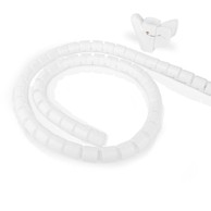 NEDIS Upravljanje kabelima spiralna čahura 1 kom. maksimalna debljina kabela 32 mm PE, bijela