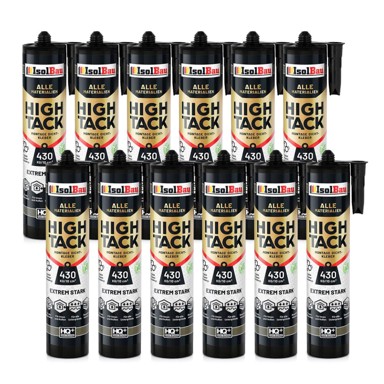 ISOLBAU High Tack visoko ljepljivo ljepilo za montažu, 12 x 290 ml