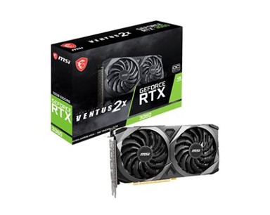 MSI Grafička kartica GeForce RTX 3060 Ventus 2X OC LHR, 12GB GDDR6