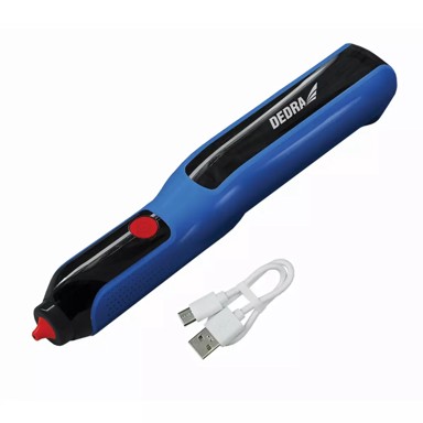 Pištolj za vruće lijepljenje (bežični), 4 V, 2,0 Ah, USB, 7–8 mm