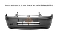 ISAM Prednji branik Opel Corsa B -5/97, crni, sa spojlerom