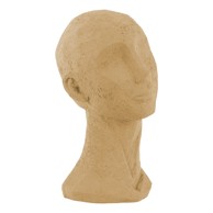 PT LIVING Dekorativna skulptura u boji pijeska Face Art, visina 28,4 cm