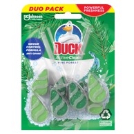 DUCK Osvježivač za WC školjku duplo pakiranje Active Clean, pine