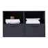 HAMMEL FURNITURE Crna zidna komoda s, 2 vrata 