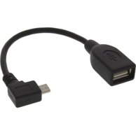 INLINE Micro USB-B na USB-A kabel, crni