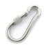 Karabiner sa sigurnosnom maticom, 6 mm, pocinčan, 5 kom.