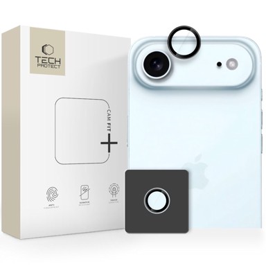 TECH-PROTECT Camring Fit+ zaštita za stražnju kameru za iPhone 17 Air, crna