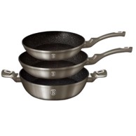 BERLINGER HAUS Set tava Metallic, 3 u 1
