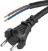 EMOS Priključni kabel S03350 guma 2×1,5 mm crni 5 m