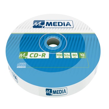 MYMEDIA CD-R medij, Matt Silver, 52×, 700 MB, pakiranje, 10 kom