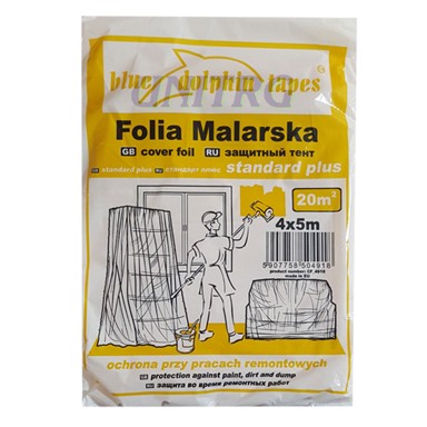 BLUE DOLPHIN Folija pokrivna 4mx5m Standard Plus 12-1-02-EN