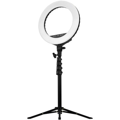 STREAMPLIFY Stalak za mobitel sa ring lightom,crni, SPIR-LZ14222.11