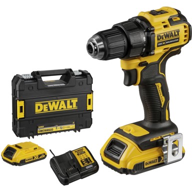 DEWALT Akumulatorska bušilica odvijač 18V, sa 2x2Ah baterije DCD708D2T
