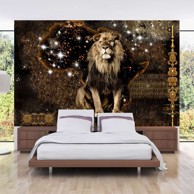 Samoljepljiva foto tapeta Golden Lion 196x140