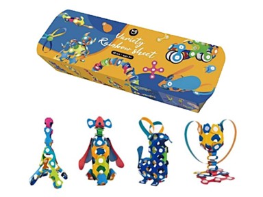 Kreativni set za gradnju za djecu, 76 dijelova