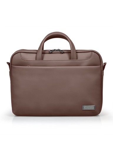 PORT DESIGNS Torba za prijenosno računalo, Zurich, toploader, 39,6 cm, smeđa