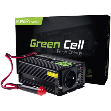 GREEN CELL Inverter Power, 12V/230V, 150/300W