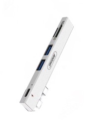 ANDOWL Konverter, USB-C na 2x USB 3.1, 2x SD i TF čitač kartica, za MacBook Pro i Air