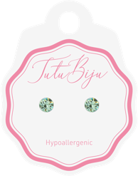 TUTU BIJU Naušnice Xirius 5.3 mm, chrysolite, TXI53C238