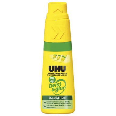 UHU Univerzalno ljepilo Twist & Glue Renature, 35 ml, bez otapala, 46340, zeleno