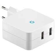 GOOBAY USB napajanje, dvostruki USB, 5 V, bijelo