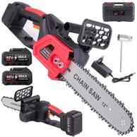 VERKGROUP Akumulatorska lančana pila 48 V, 30 cm, 2 baterije, kofer