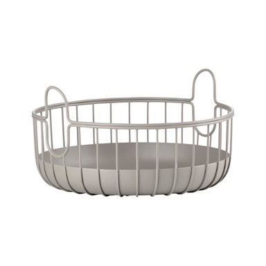 ZONE Metalna košara od žice ø 22x8 cm Inu 