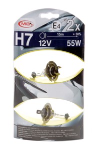 MI3 Žaruljice H7 12V 55W 2/1