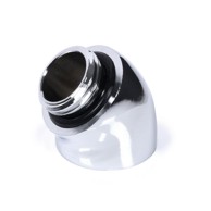 ALPHACOOL Kutni adapter 45° G1/4 AG na G1/4 IG, krom
